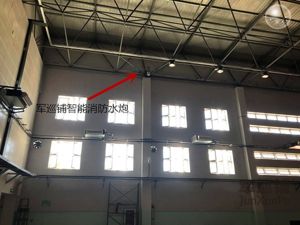 河北保定淶水小學體育館消防水炮調試報告